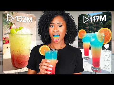 Thumbnail for I Tested the MOST TRENDING TikTok Drink Recipes