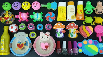 Mixing Random Things Into Clear Slime | Relaxing Slime Video # 13 ! ALEX SLIME