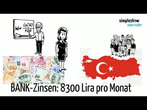 Bank zahlt 8300 Lira (ca.700 Euro) pro Monat in der Türkei für Zinsertrag!