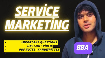 Service Marketing For BBA 5th Semester | Important Questions