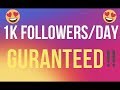 Increase instagram 1k followers per minute