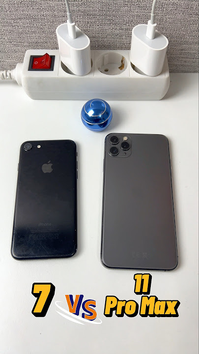 iPhone 7 vs 11 Pro Max Power On Boot Speed Test Best Comparison 2025