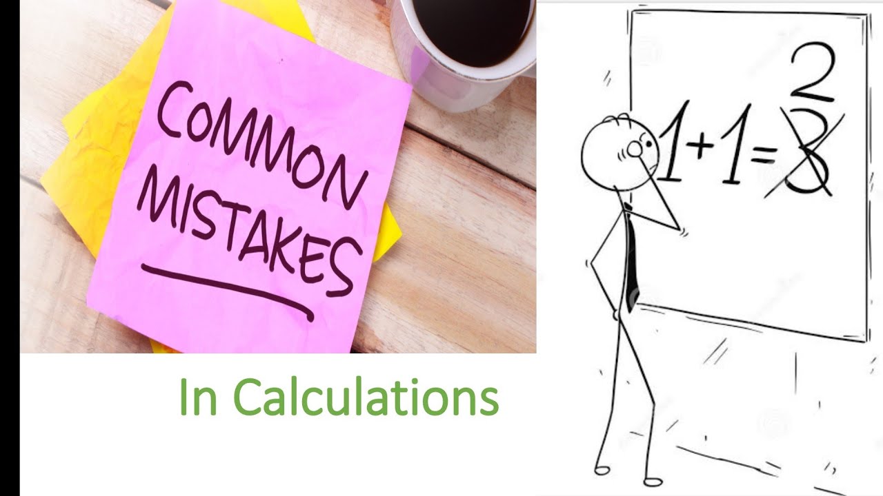 Commonly made Calculation mistakes _Part 2 - YouTube