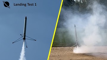 Model Rocket Landing Test 1