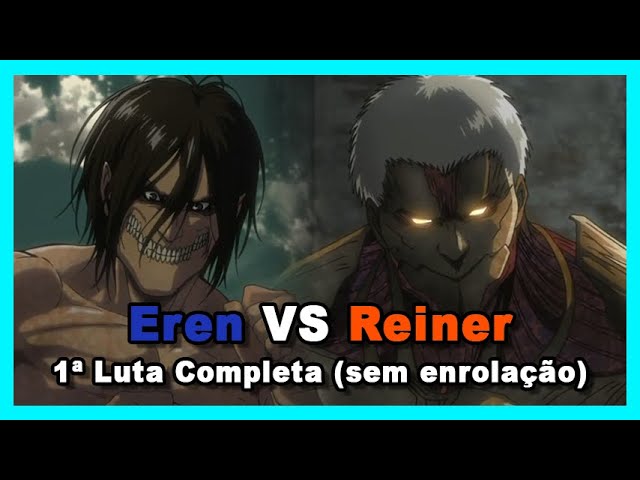 A primeira aparição do Titan Bestial em Shingeki no Kyojin (attack on