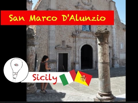 SAN MARCO D'ALUNZIO - Flying between sea and mountain - Sicily HD