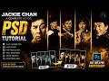 Jackie Chan Poster Design in Photoshop (FULL PSD BREAKDOWN)🔥