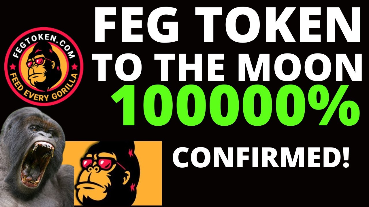 FEG TOKEN - FEED EVERY GORILLA IS ALREADY GOING TO THE MOON THIS YEAR -  YouTube