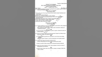 OU MSC (CS) SEMESTER-II PROGRAMMING IN PYTHON QUESTION PAPER 2023