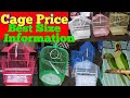 Cage price folding,Chinese, fancy, stainless & local made