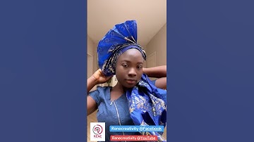 Sego Gele Turban Headwrap Tutorial #turban #tutorial #headwrapping