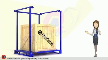 Pallet Tainer、stackable pallet、nestainer rack