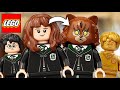Лего Хогвартс Ошибка с оборотным зельем LEGO Гарри Поттер 76386 Золотая минифигурка и Гермиона Кошка
