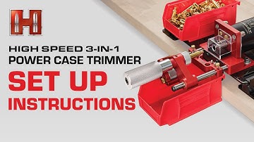 How to Set Up the High Speed 3-in-1 Power Case Trimmer