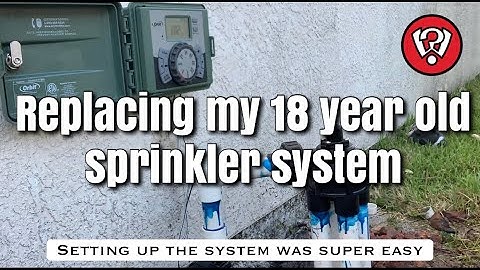 How to install lawn sprinkler system  Rainbird Solenoid Orbit Easy Logic Controller & Indexing Valve