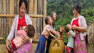 Single mother: Make your own water trough to bring water home from the mountains