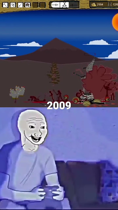 2009 vs 2023 #trending #viralvideo stick war legacy