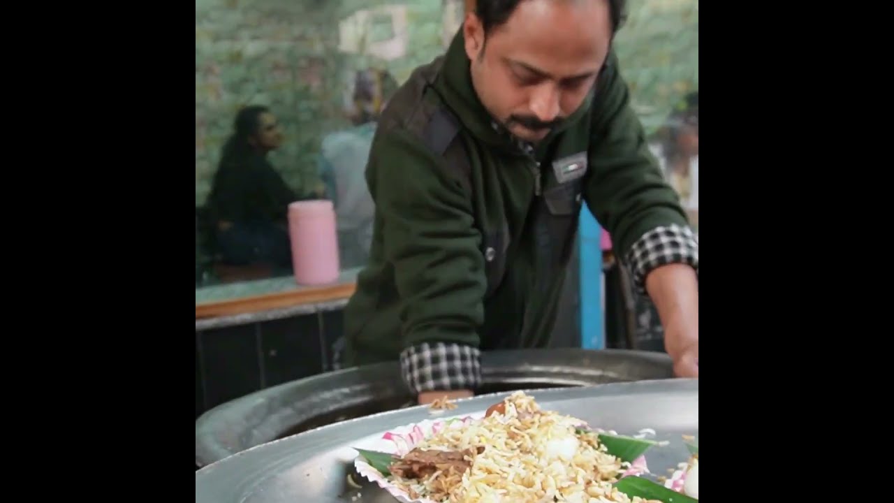 "   Lucknow Biryani "  Mutton & Egg with Unlimited Biryani Rice 190 Rs/ #biryani #shorts