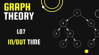 07- In/Out Time In a Tree | Graph Theory | Python