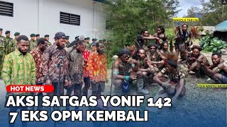 Download Lagu Akhiri Konflik! Satgas Yonif 142/Ksatria Jaya Berhasil Satukan 7 Eks Kombatan OPM Sinak dengan NKRI MP3