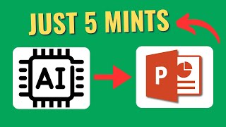 Make PPT with AI in just 5 MINT !! | Sanju Pandit