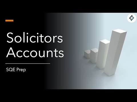 Solicitors Accounts | SQE Prep