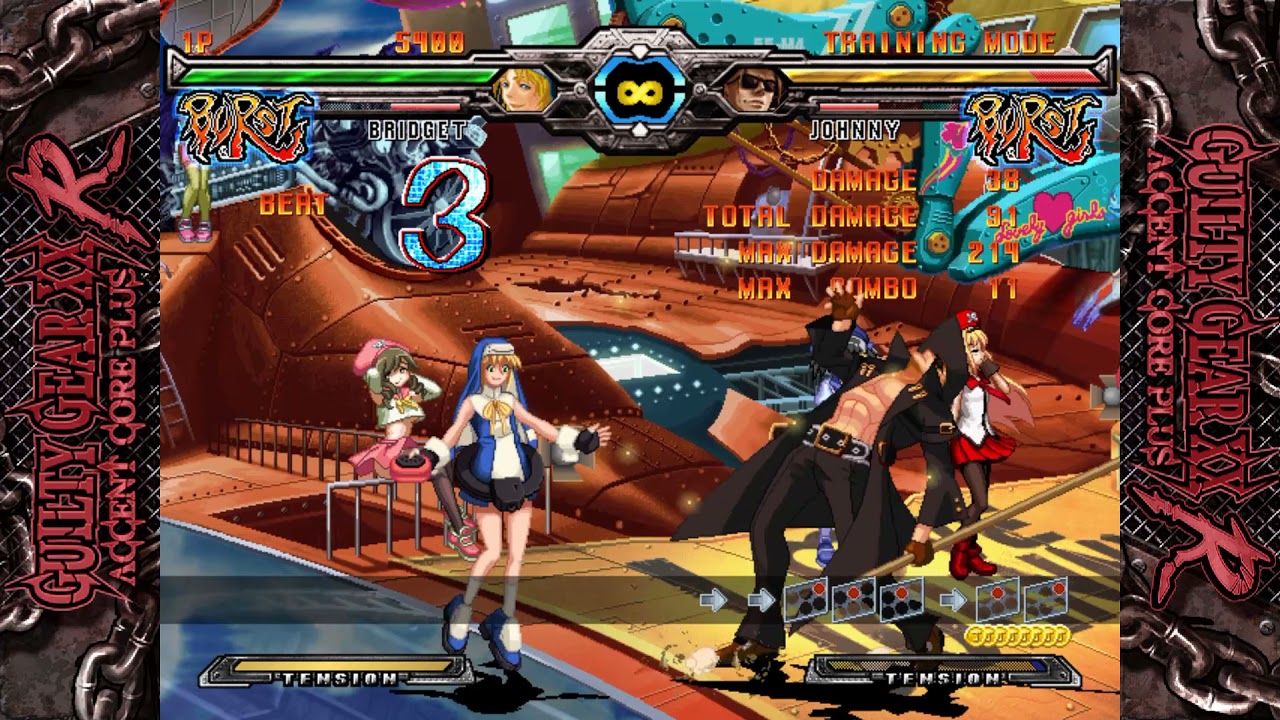 Bridget Guilty Gear XX Accent Core Plus Moves, Combos, Strategy