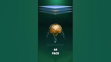 1 Milion faces Cloth Simulation in blender 3d