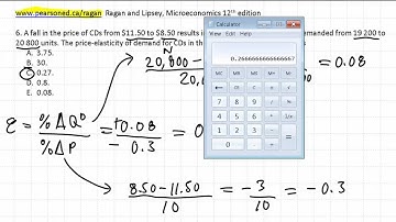 03 Session Multiple Choice Part 02 - Calculating Elasticity