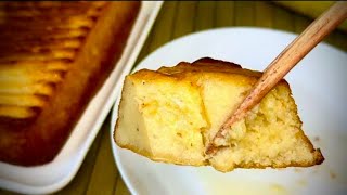 Make a delicious dessert from cottage cheese and banana! Cottage cheese casserole with banana!