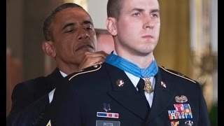 Ryan Pitts Awarded the Medal of Honor by President Obama by Audie Murphy American Legend  5,765 views 9 years ago 4 minutes, 35 seconds