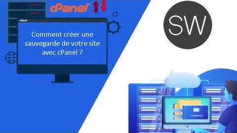 Comment créer une sauvegarde de votre site avec cPanel