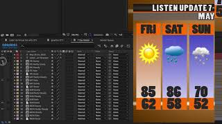 MET Academy:  How to Make a Weather Graphic in After Effects