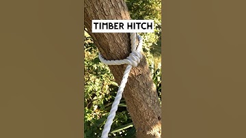 The Simple Way To Tie A Timber Hitch!👌