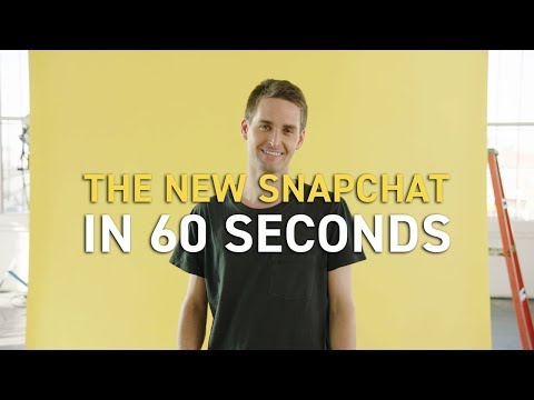 The New Snapchat in 60 Seconds