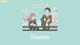 Video thumbnail of "mosawo(もさを) - sakura koi (桜恋)  [thaisub /แปลไทย]"