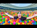 I filled a stadium with ball pit balls