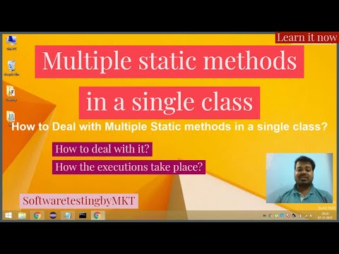 Multiple static methods
