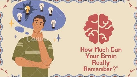 How Much Can Your Brain Really Remember?