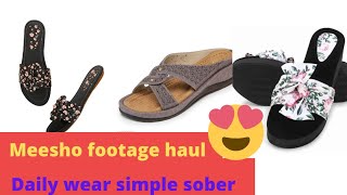 Meesho Footware Haul for daily wear in affordable prices starting at just  270 rs. ?