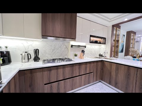 مطبخ فيلا الشيخ ذايد انصدمت من كميه جهاز العروسه