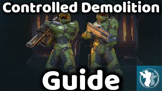 Halo Infinite - Controlled Demolition - Guide
Guide for Halo Infinites Controlled Demolition achievement.
Achievement Description: In co-op, destroy four Fuel Silos within five seconds at either Ransom Keep or the Forge of Teash.
Want to help support the channel? Donate here - https://streamlabs.com/halocompletionist
Follow me on Twitter - @HaloCompletion
GFuel - Get up to 30% off your GFuel order by using code SILVER at https://gfuel.ly/3tZNVQX
Join the HC Discord - https://discord.com/invite/4n6qTxqrSJ
Outro music by Illetiq - https://soundcloud.com/illetiq
Please like and subscribe. Many more guides to come!
Thanks for watching! Halo Infinite - Controlled Demolition - Guide