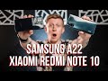 Samsung A22 vs Xiaomi Redmi Note 10 Обзор и сравнение: MediaTek vs Snapdragon