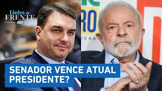 Reviravolta? Flávio Bolsonaro surge na frente de Lula em nova pesquisa | LINHA DE FRENTE