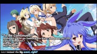 [TYER] Mondaiji-tachi ga Isekai kara Kuru Sou Desu yo? ED - To Be Continued? (English) (feat. Saki)
