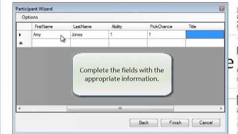 Create Participant List_Actionpoint