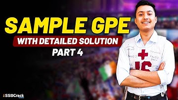Sample GPE With Detailed Solution For SSB Interview - Part 4