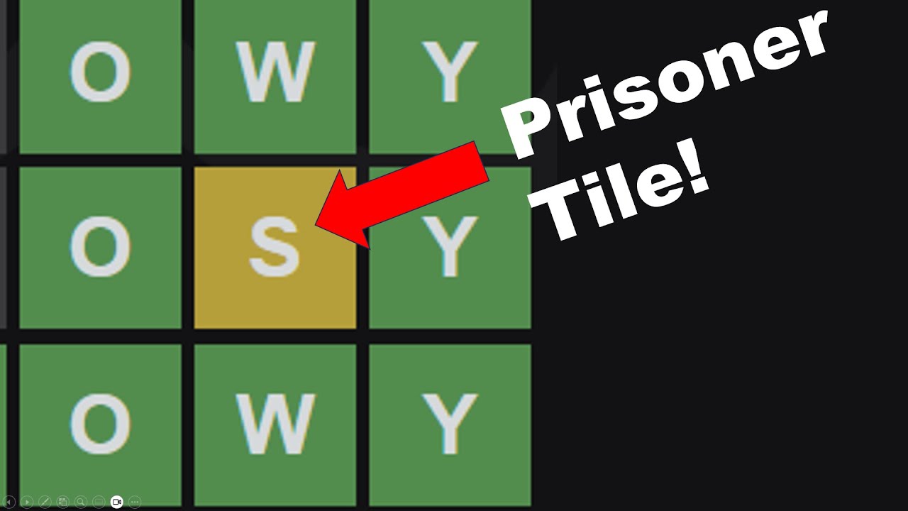 Wordle Color Tile Examples The Impossible Wordle Prisoner Tile Challenge - YouTube