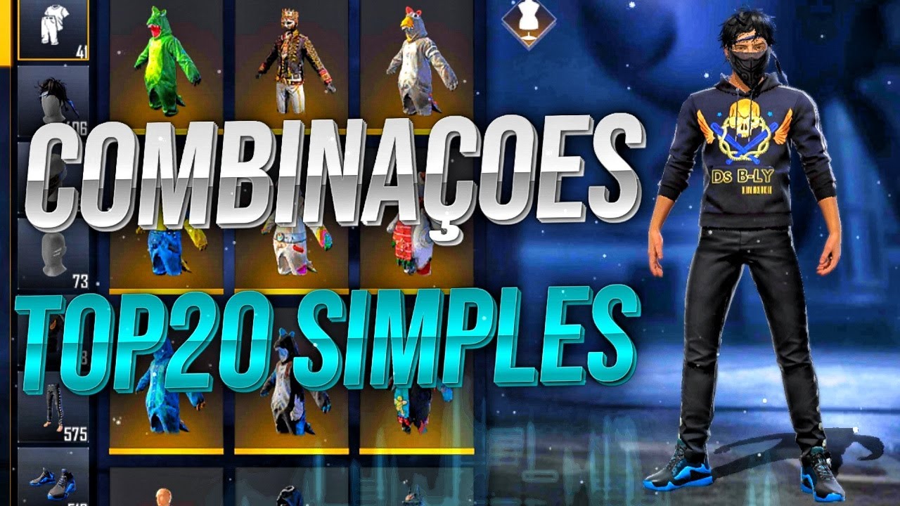 SKIN X1 DOS CRIAS, Combinação de Roupas e Skins