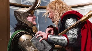 Thor Vs Loki - Dövüş Sahnesi - Yenilmezler 2012